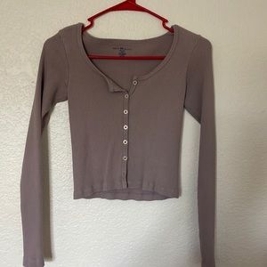 NEW Brandy Melville Long sleeve crop top